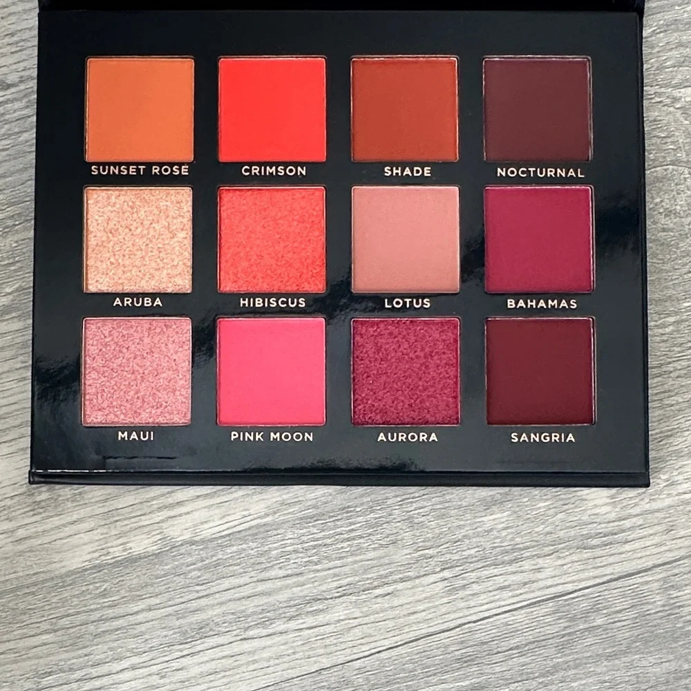 NWOT Ace Beaute Eyeshadow Palette with Sunset Rose and Crimson - Picture 2 of 4